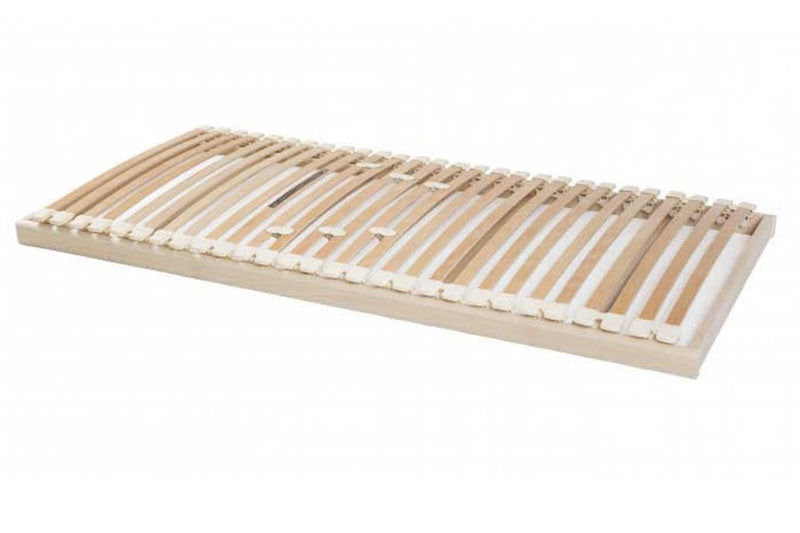 Lattenrost mit flexiblen Kautschukkappen | Komfort und Unterstützung Zirbenholz Zirbenholzmöbel Möbel aus Zirbenholz Zirbenvollholz Zirbenwelt handgefertigte Möbel