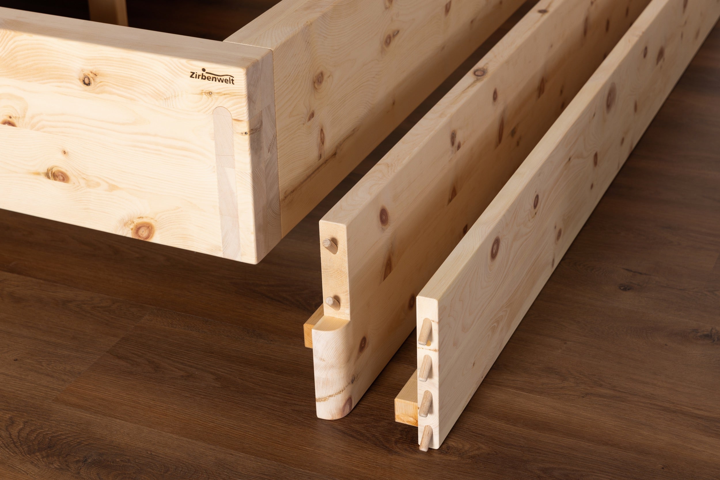 Holzstaerke vergleich von verschiedenen Dicke 30mm 40mm und 80mm